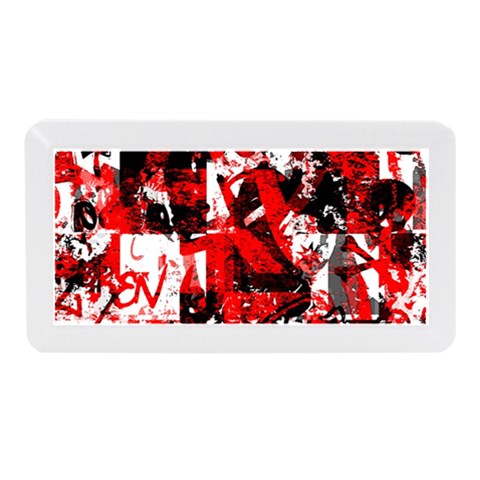 Red Graffiti Memory Card Reader (Mini) from ArtsNow.com Front