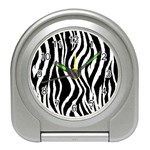Zebra Pattern Travel Alarm Clock