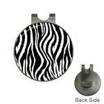 Zebra Pattern Golf Ball Marker Hat Clip
