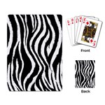Zebra Pattern Playing Cards Single Design (Rectangle)