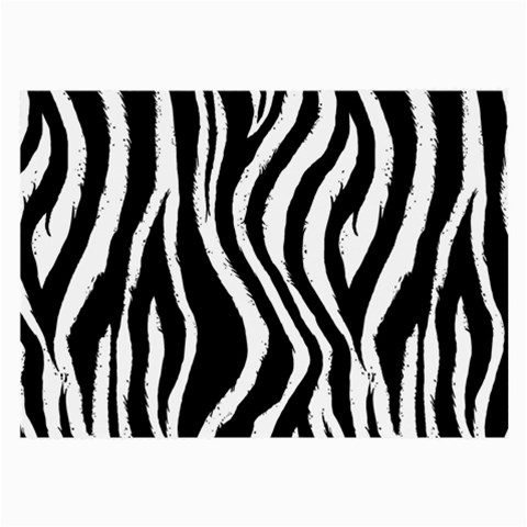 Zebra Pattern Large Glasses Cloth (2 Sides) from ArtsNow.com Front