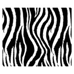 Zebra Pattern Double Sided Flano Blanket (Small)