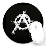Anarchy Round Mousepad