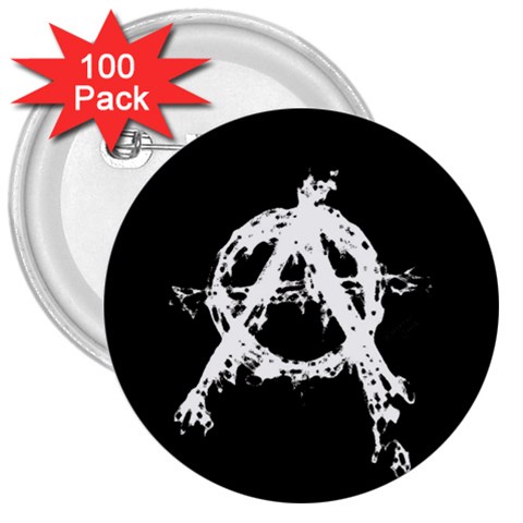 Anarchy 3  Button (100 pack) from ArtsNow.com Front