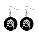 Anarchy 1  Button Earrings