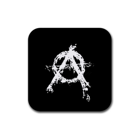 Anarchy Rubber Square Coaster (4 pack) from ArtsNow.com Front