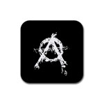 Anarchy Rubber Square Coaster (4 pack)