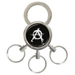 Anarchy 3-Ring Key Chain