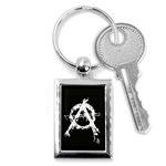 Anarchy Key Chain (Rectangle)