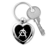 Anarchy Key Chain (Heart)