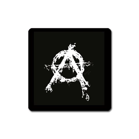 Anarchy Magnet (Square) from ArtsNow.com Front