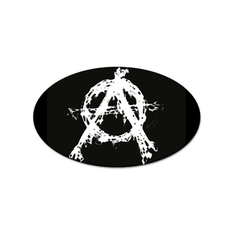 Anarchy Sticker Oval (100 pack) from ArtsNow.com Front