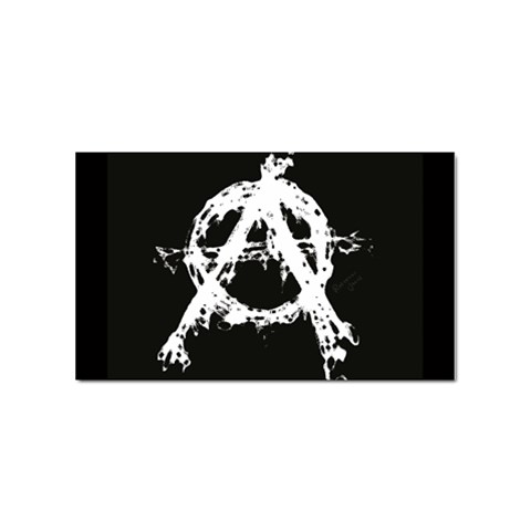 Anarchy Sticker Rectangular (100 pack) from ArtsNow.com Front