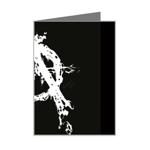 Anarchy Mini Greeting Card from ArtsNow.com Left