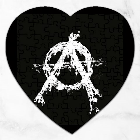 Anarchy Jigsaw Puzzle (Heart) from ArtsNow.com Front