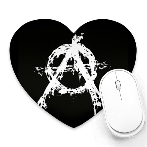 Anarchy Heart Mousepad from ArtsNow.com Front