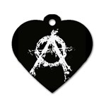 Anarchy Dog Tag Heart (Two Sides)