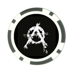 Anarchy Poker Chip Card Guard from ArtsNow.com Front