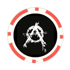 Anarchy Poker Chip Card Guard from ArtsNow.com Front