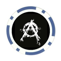 Anarchy Poker Chip Card Guard from ArtsNow.com Front