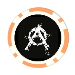 Anarchy Poker Chip Card Guard from ArtsNow.com Front