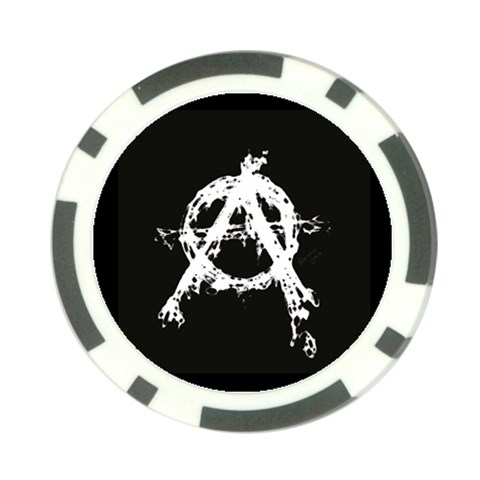Anarchy Poker Chip Card Guard from ArtsNow.com Back