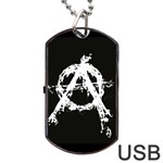 Anarchy Dog Tag USB Flash (Two Sides)
