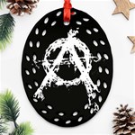 Anarchy Oval Filigree Ornament (Two Sides)