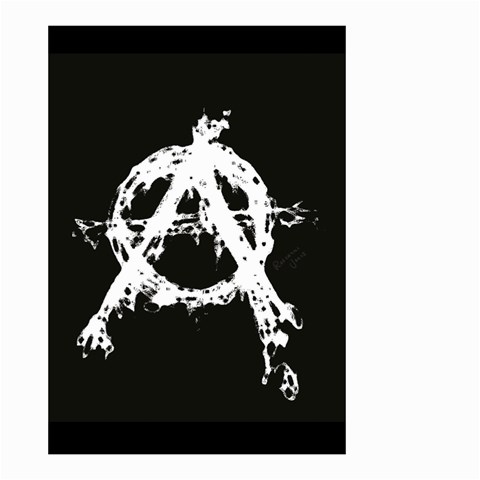 Anarchy Small Garden Flag (Two Sides) from ArtsNow.com Front