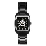 Anarchy Stainless Steel Barrel Watch