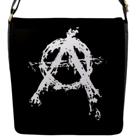 Anarchy Flap Closure Messenger Bag (S) from ArtsNow.com Front