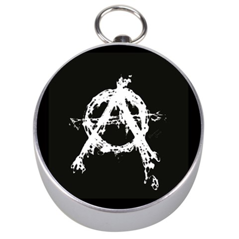 Anarchy Silver Compass from ArtsNow.com Front