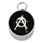 Anarchy Silver Compass (Mini)