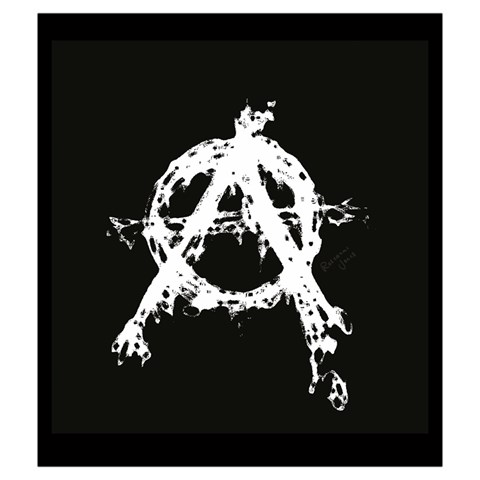 Anarchy Drawstring Pouch (Medium) from ArtsNow.com Front