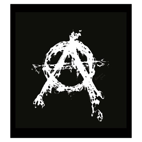 Anarchy Drawstring Pouch (Large) from ArtsNow.com Front