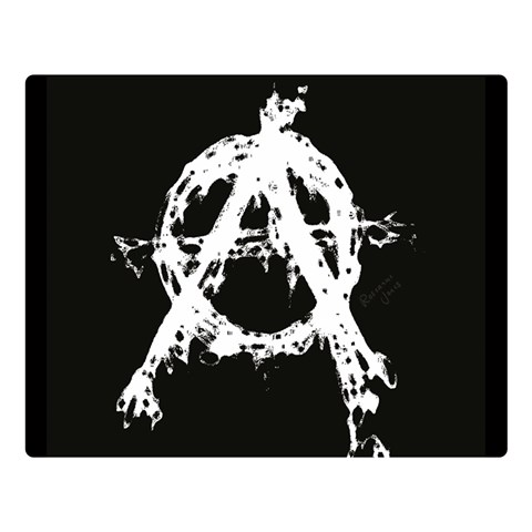 Anarchy Double Sided Flano Blanket (Large) from ArtsNow.com Blanket Back
