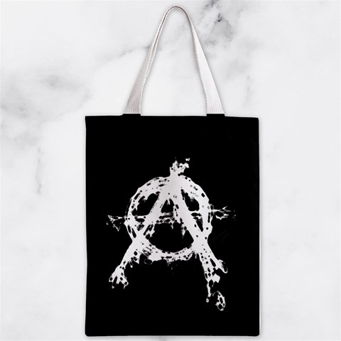 Anarchy Zipper Classic Tote Bag from ArtsNow.com Front