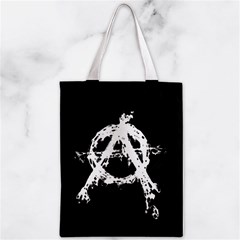 Anarchy Zipper Classic Tote Bag from ArtsNow.com Back