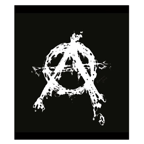 Anarchy Duvet Cover Double Side (California King Size) from ArtsNow.com Back