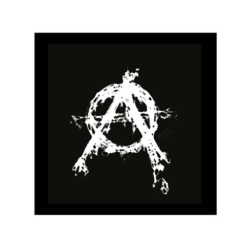 Anarchy Small Satin Scarf (Square) from ArtsNow.com Front