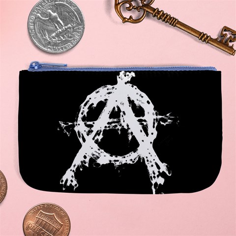 Anarchy Large Coin Purse from ArtsNow.com Front