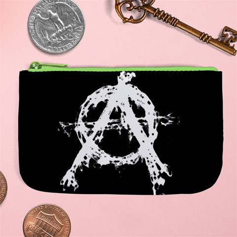 Anarchy Large Coin Purse from ArtsNow.com Front