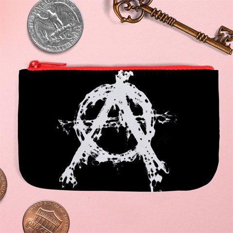 Anarchy Large Coin Purse from ArtsNow.com Front