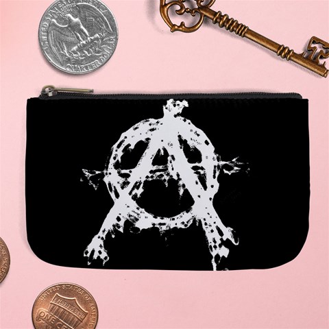 Anarchy Large Coin Purse from ArtsNow.com Front
