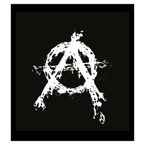 Anarchy Drawstring Pouch (XXL) from ArtsNow.com Back