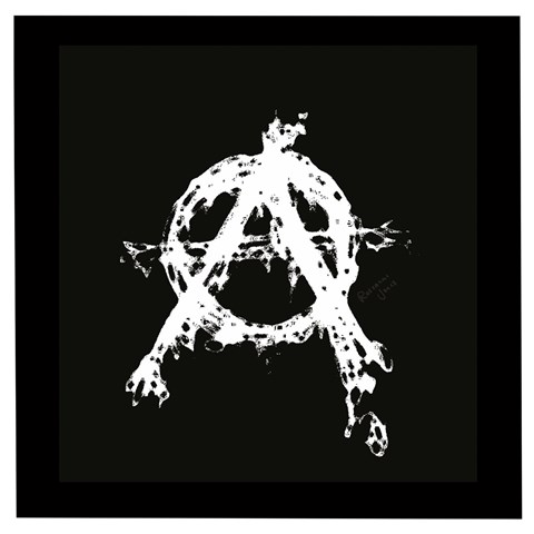 Anarchy Wooden Puzzle Square from ArtsNow.com Front