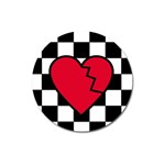 Broken Love Heart Magnet 3  (Round)