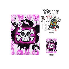 Cartoon Skull Playing Cards 54 Designs (Mini) from ArtsNow.com Front - Club7
