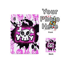 Cartoon Skull Playing Cards 54 Designs (Mini) from ArtsNow.com Front - Spade8