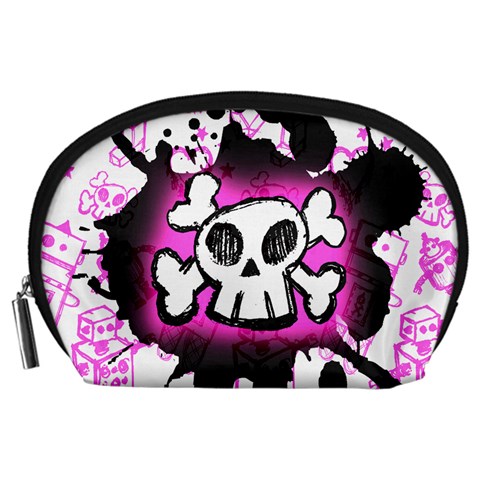 Cartoon Skull Accessory Pouch (Large) from ArtsNow.com Front